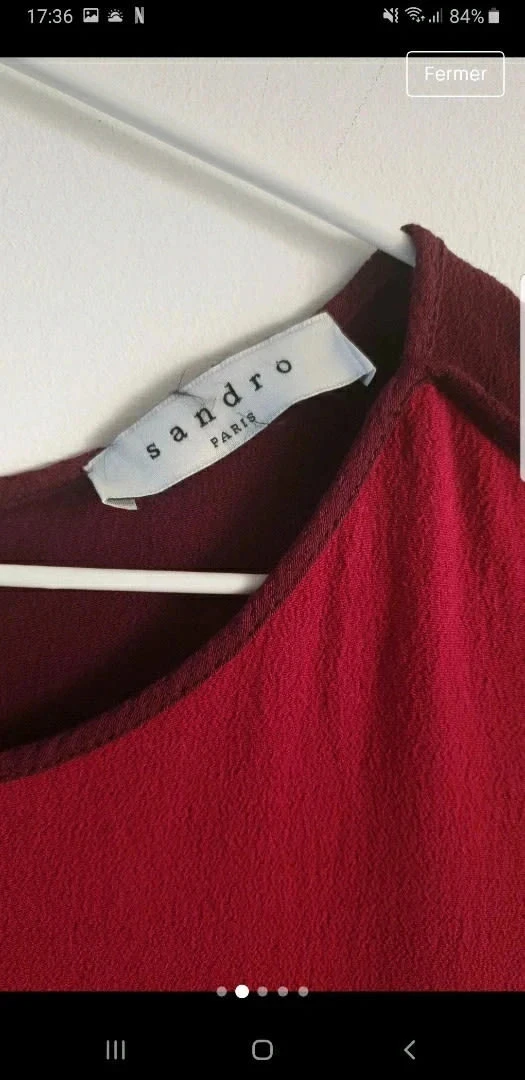 Vloeiend top sandro 38/40 – photo 3